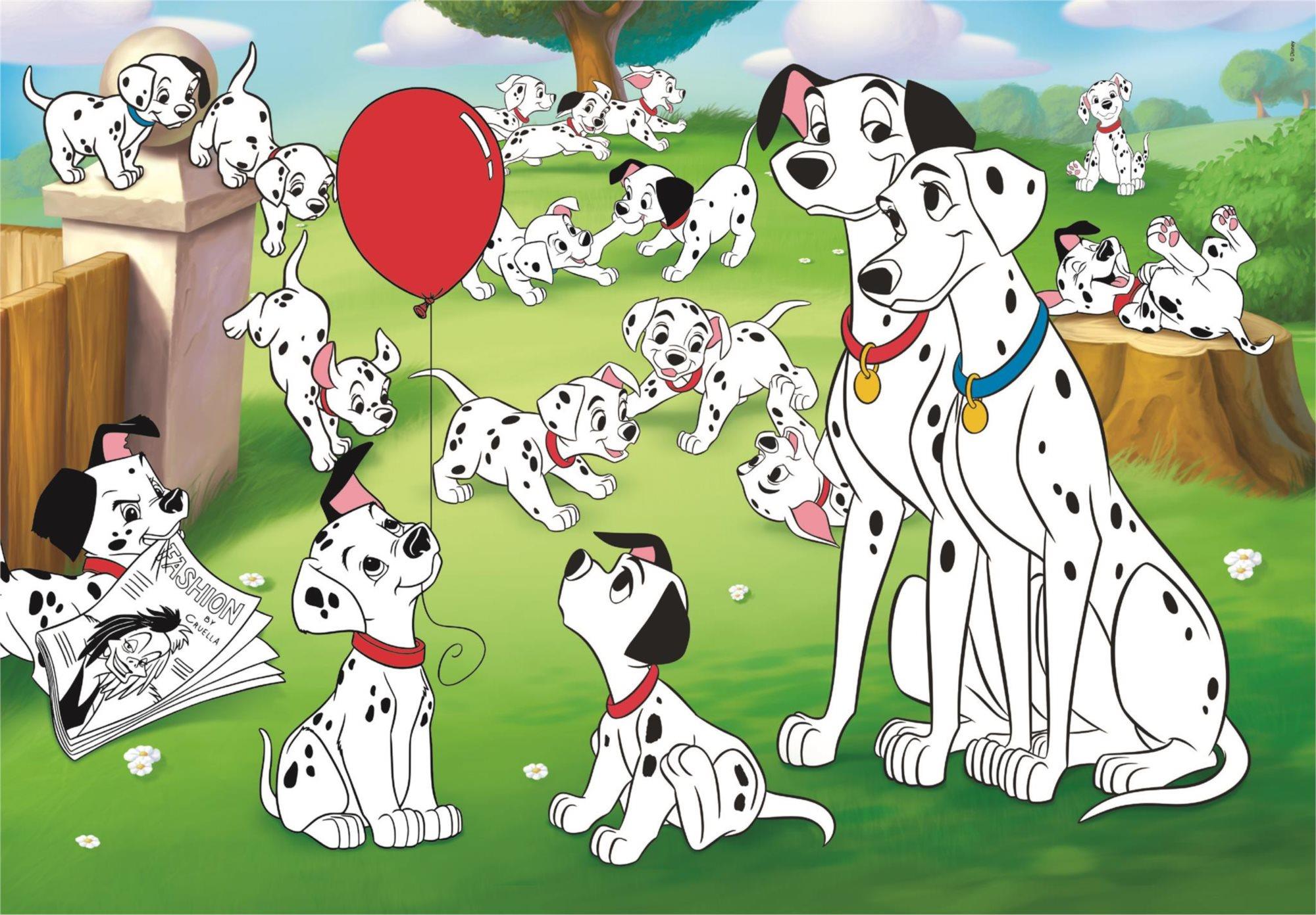 CLEMENTONI Disney: 101 Dalmatíncov MAXI 24 dielikov