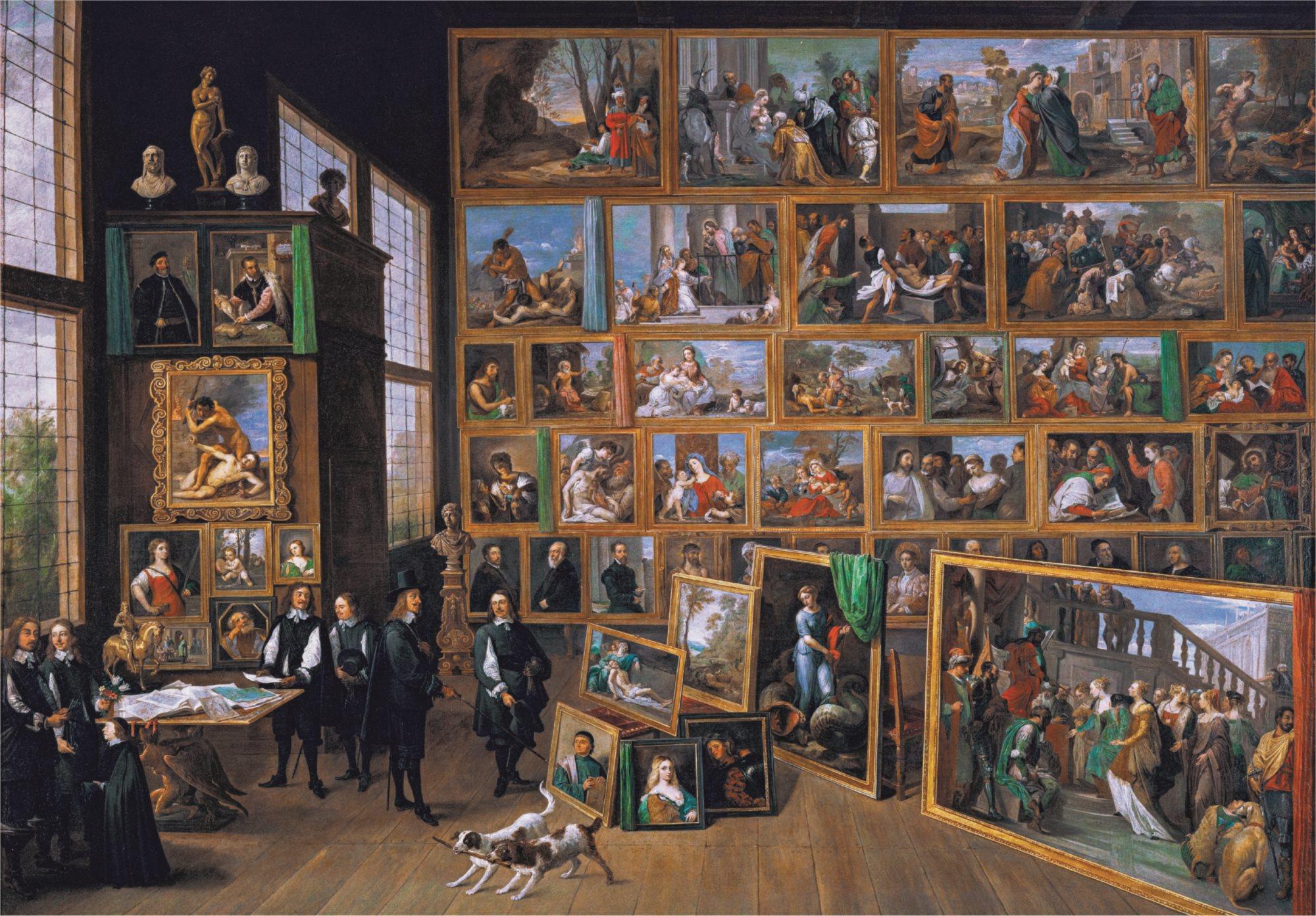 CLEMENTONI Museum Collection: Arcivojvoda Leopold Wilhelm v maliarskej galérii 2000 dielikov
