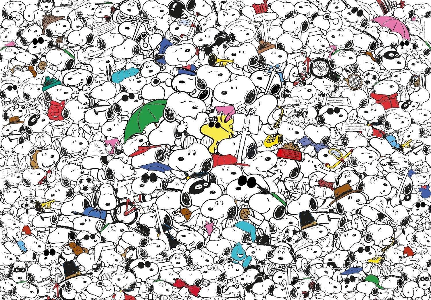 CLEMENTONI Impossible: Peanuts 1000 dílků