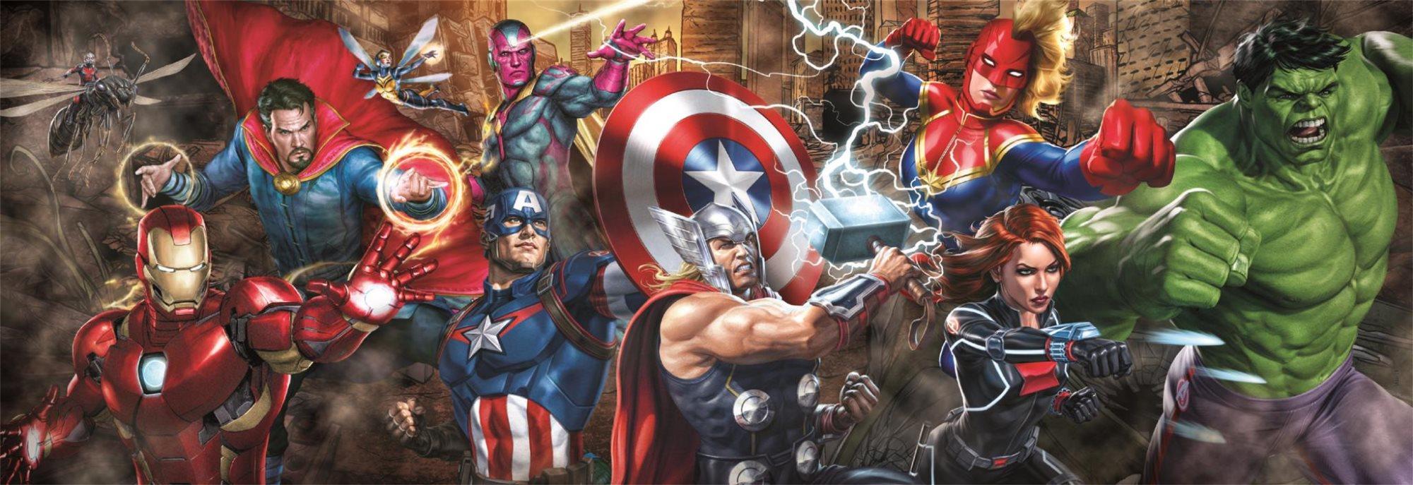 CLEMENTONI Panoramatické Avengers 1000 dielikov