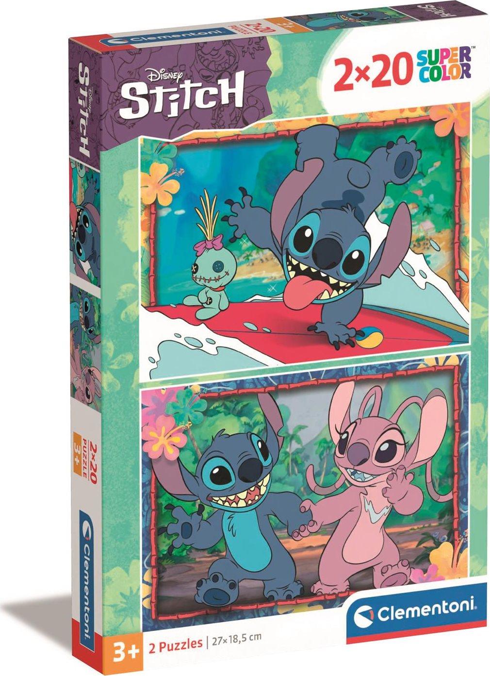 CLEMENTONI Stitch 2× 20 dielikov