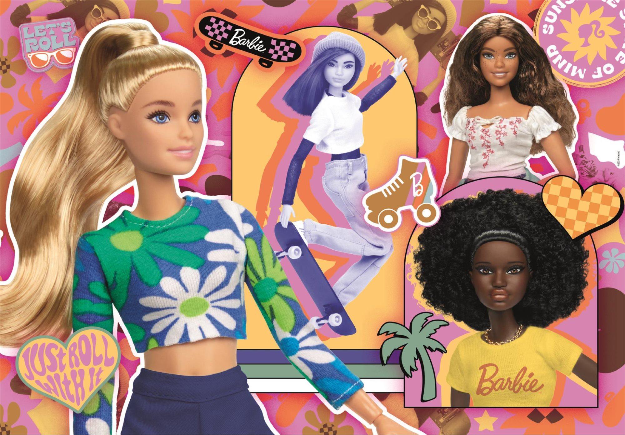 CLEMENTONI Barbie 104 dielikov