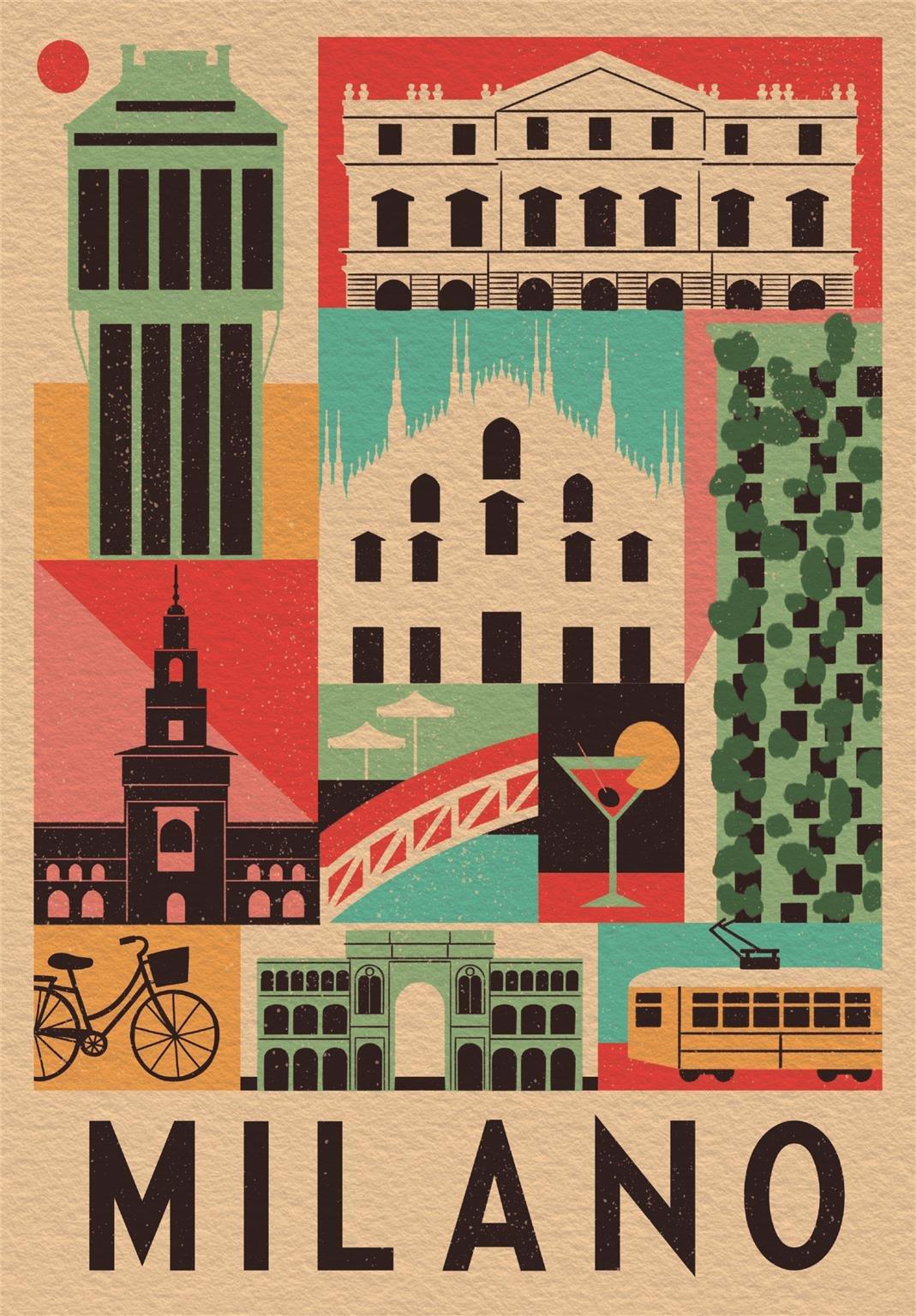 CLEMENTONI Style in the City: Miláno 1000 dielikov
