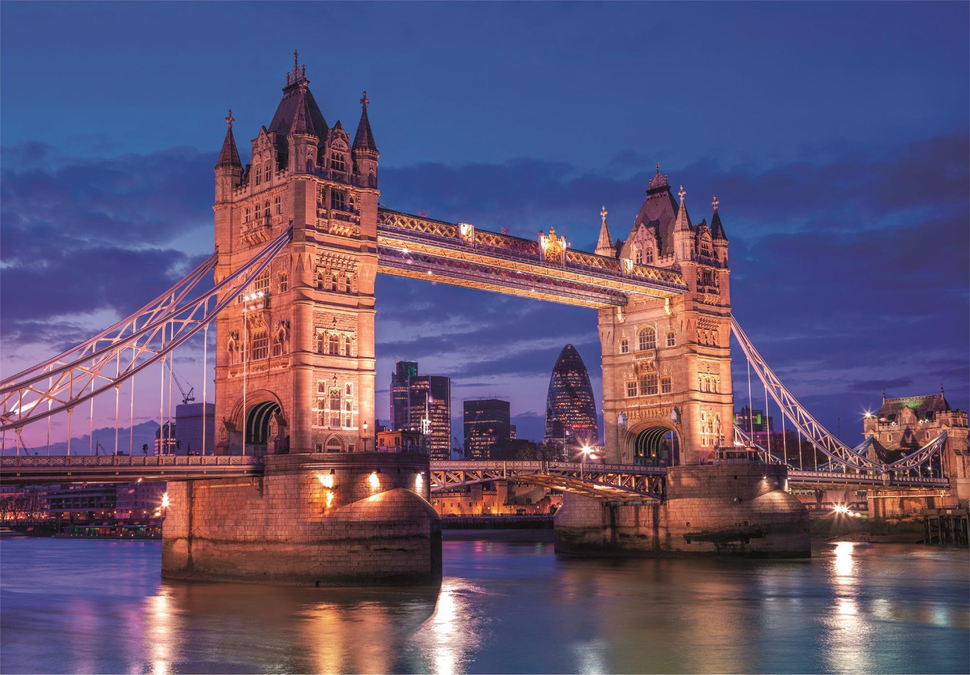 CLEMENTONI Tower Bridge v noci 1000 dielikov