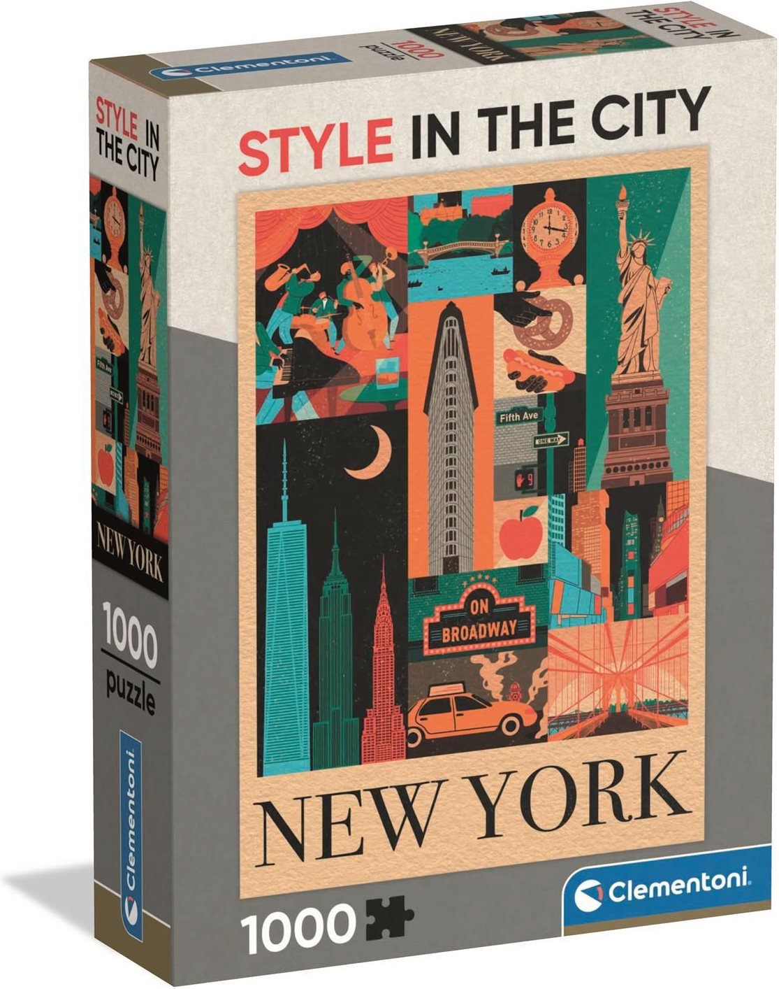 Clementoni New York – Ikony mesta 1000 dielikov