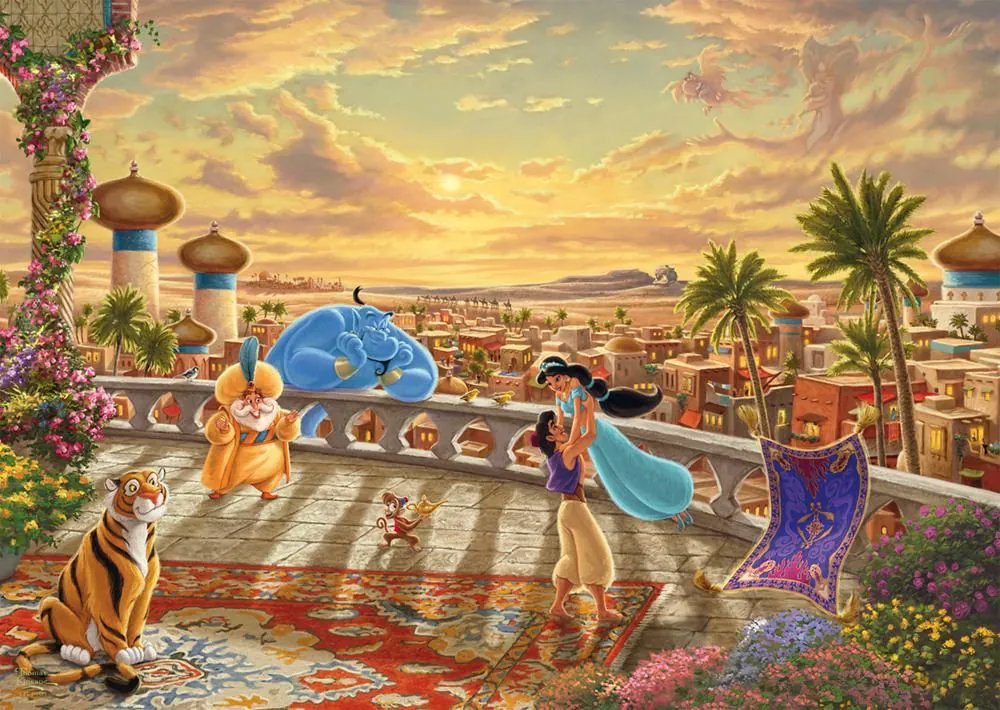 Schmidt Disney: Jasmína a Aladin 1000 dielikov
