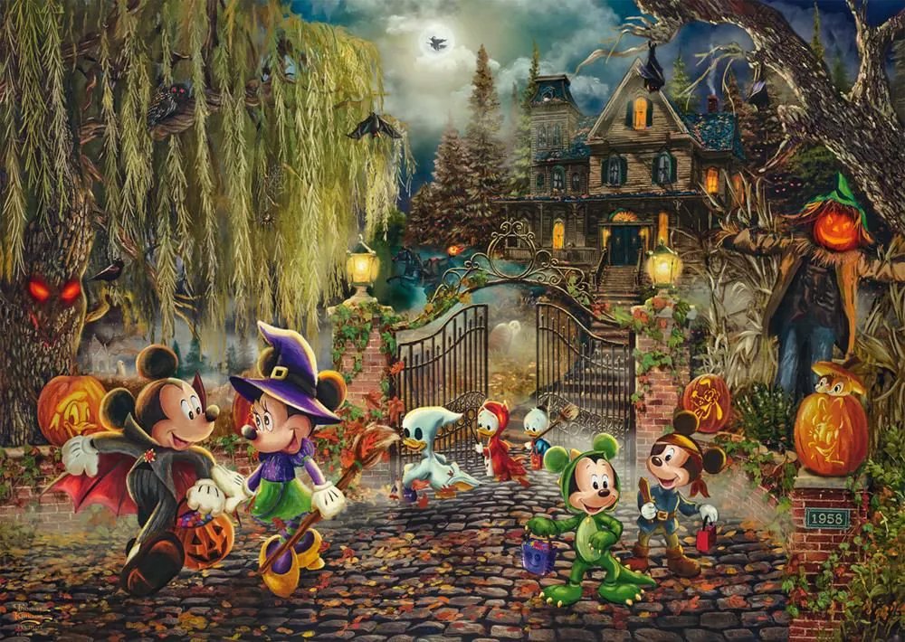 Schmidt Disney: Mickey a Minnie na Halloweene 1000 dielikov