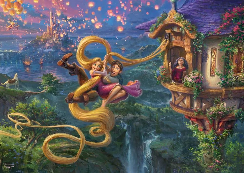 Schmidt Disney: Locika a Flynn 1000 dielikov