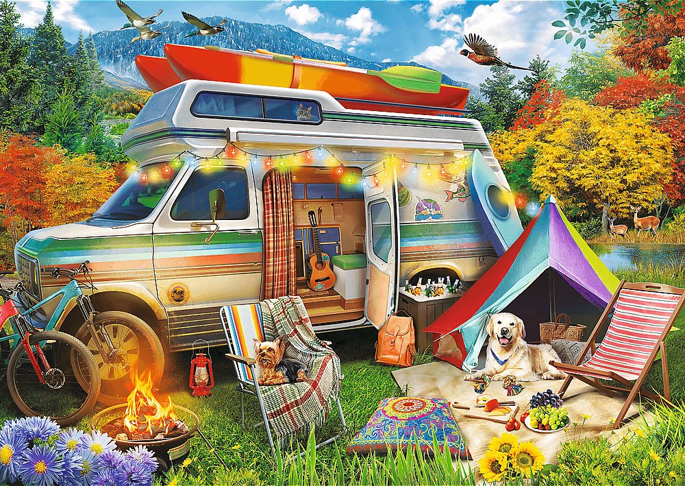 TREFL Puzzle Premium Plus Tea Time: Karavan 500 dielikov
