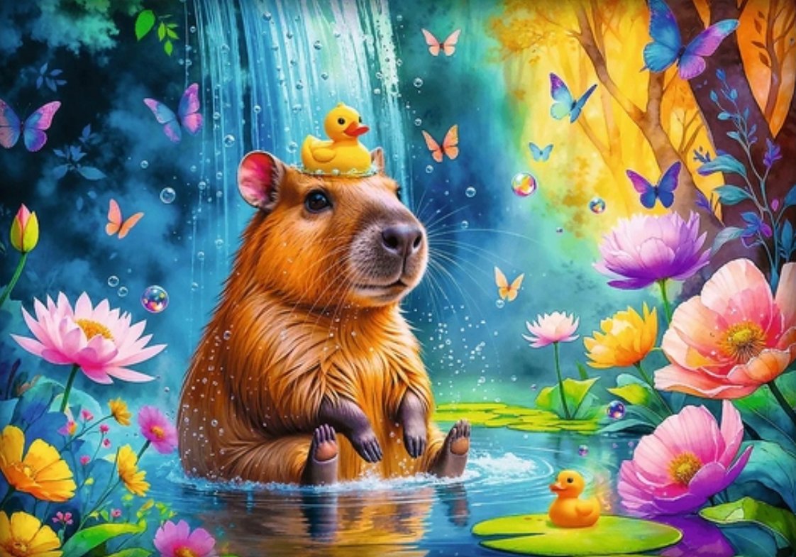 TREFL Puzzle Kapybara 1000 dielikov