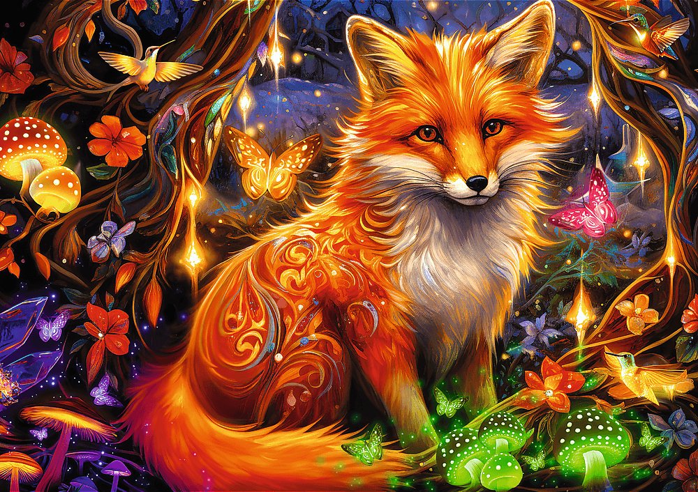 TREFL Puzzle Rozprávková líška 1000 dielikov