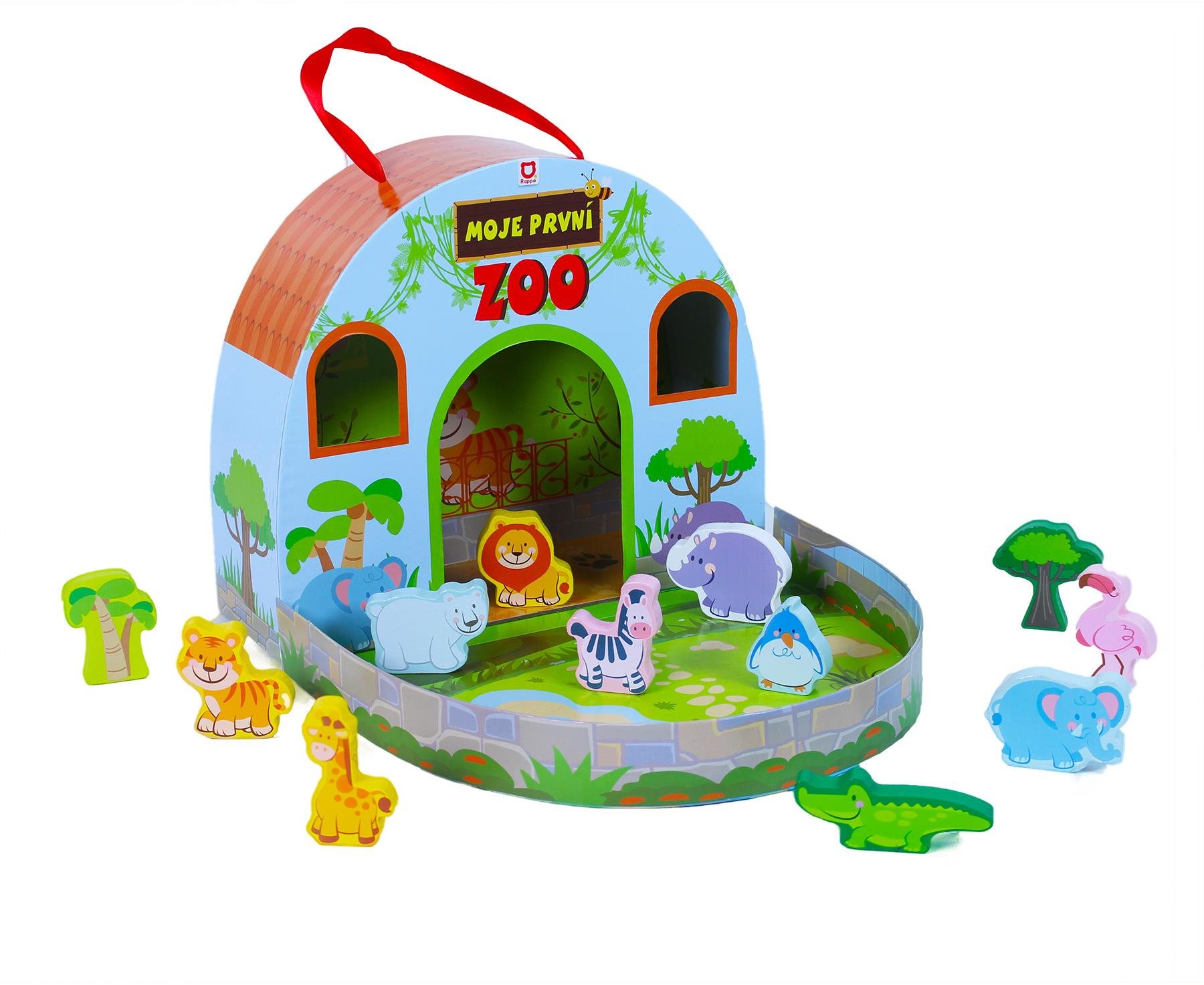 Rappa drevená ZOO v kufríku