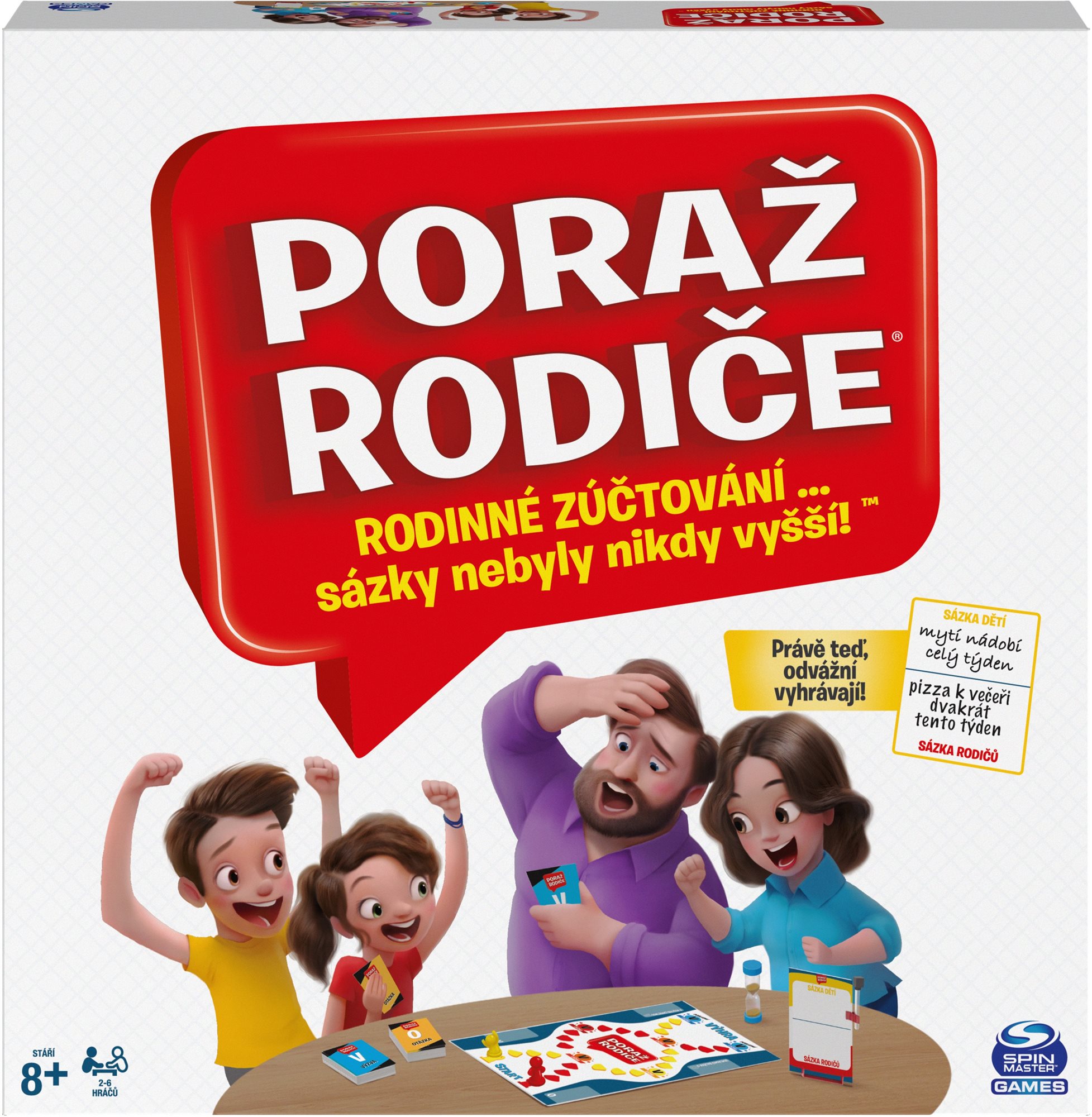SMG Poraž rodiče spoločenská hra CZ