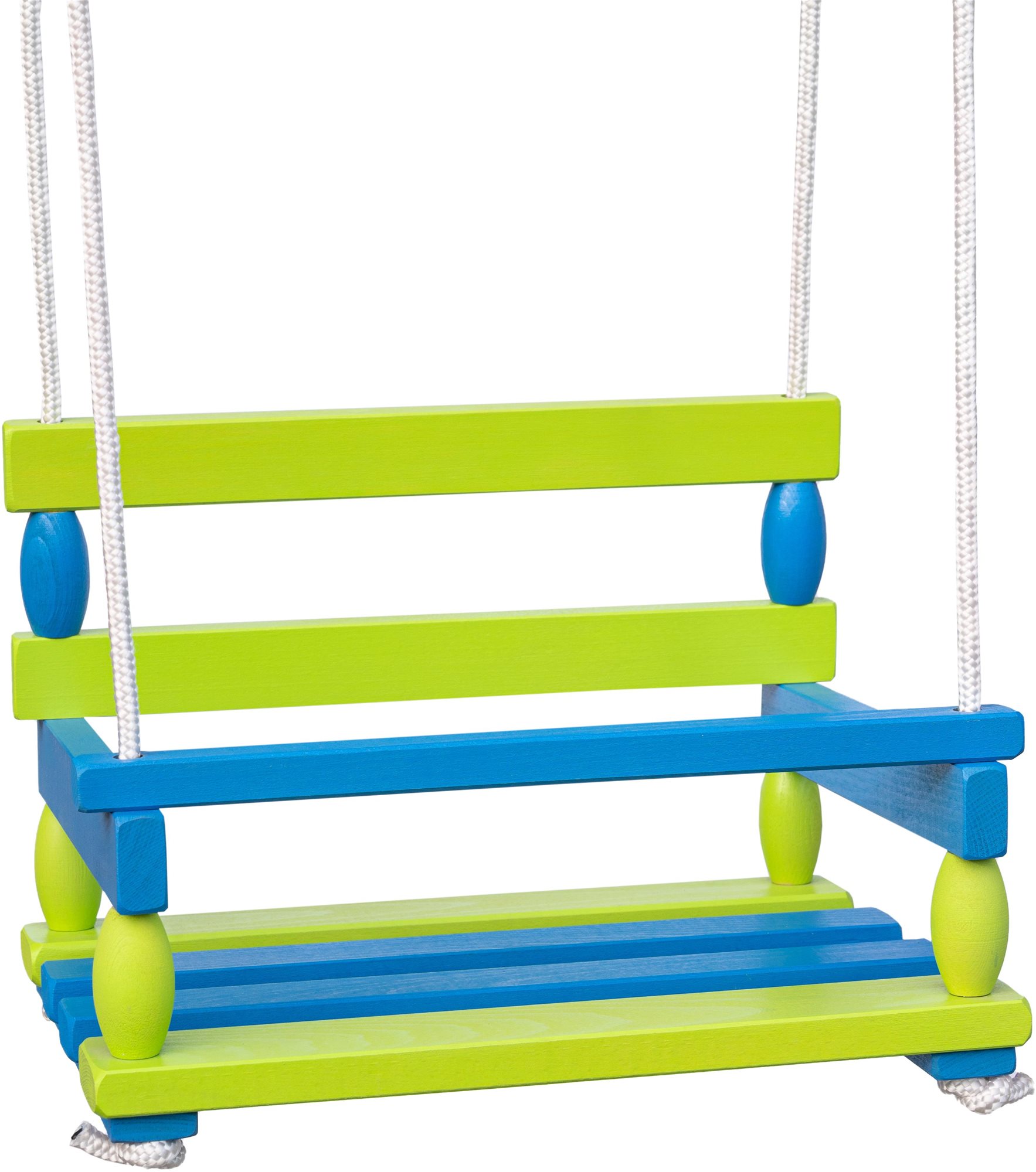 Teddies Hojdačka modro-zelená nosnosť 80 kg
