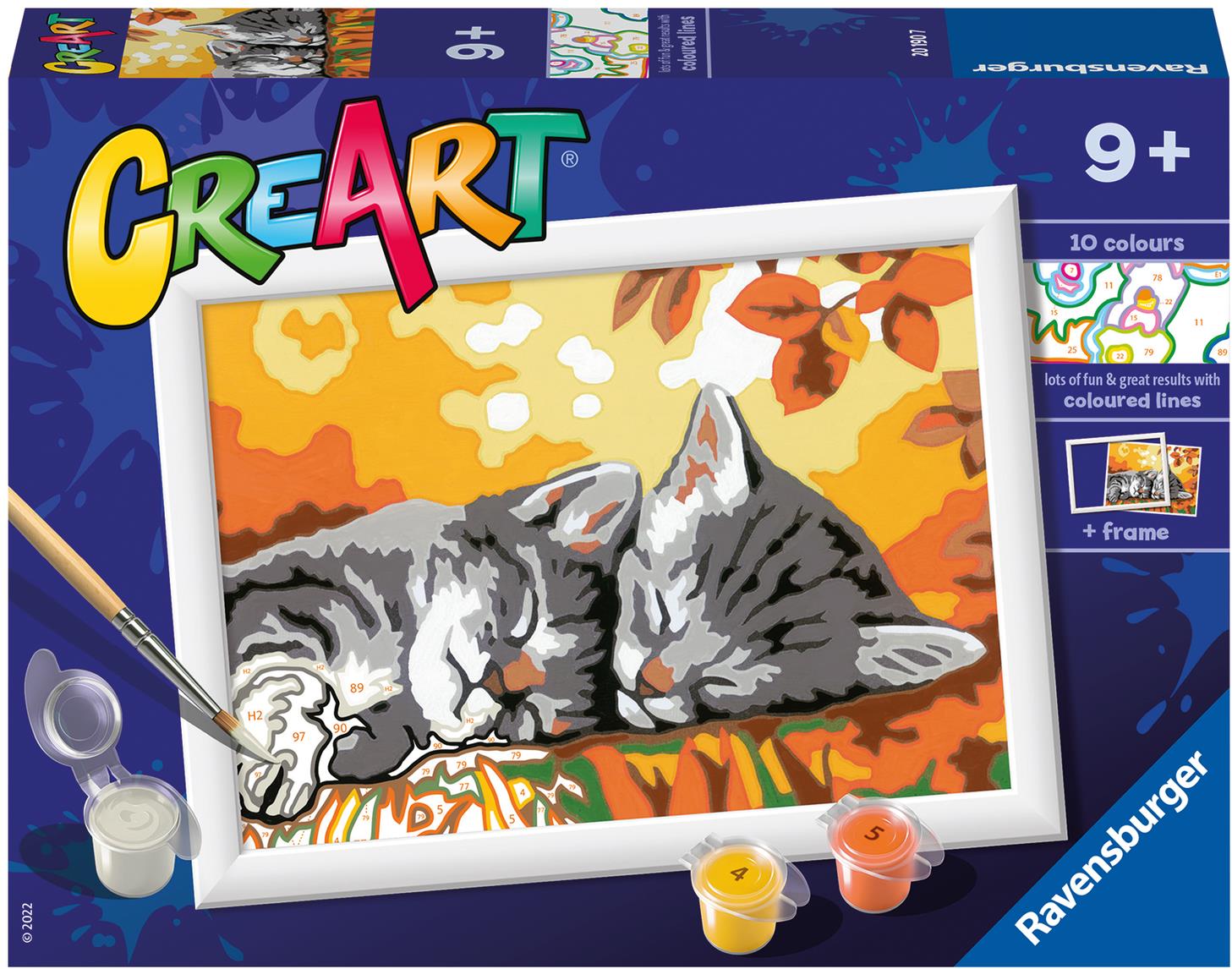 Ravensburger Kreatívne a výtvarné hračky 201907 CreArt Jesenné mačiatka