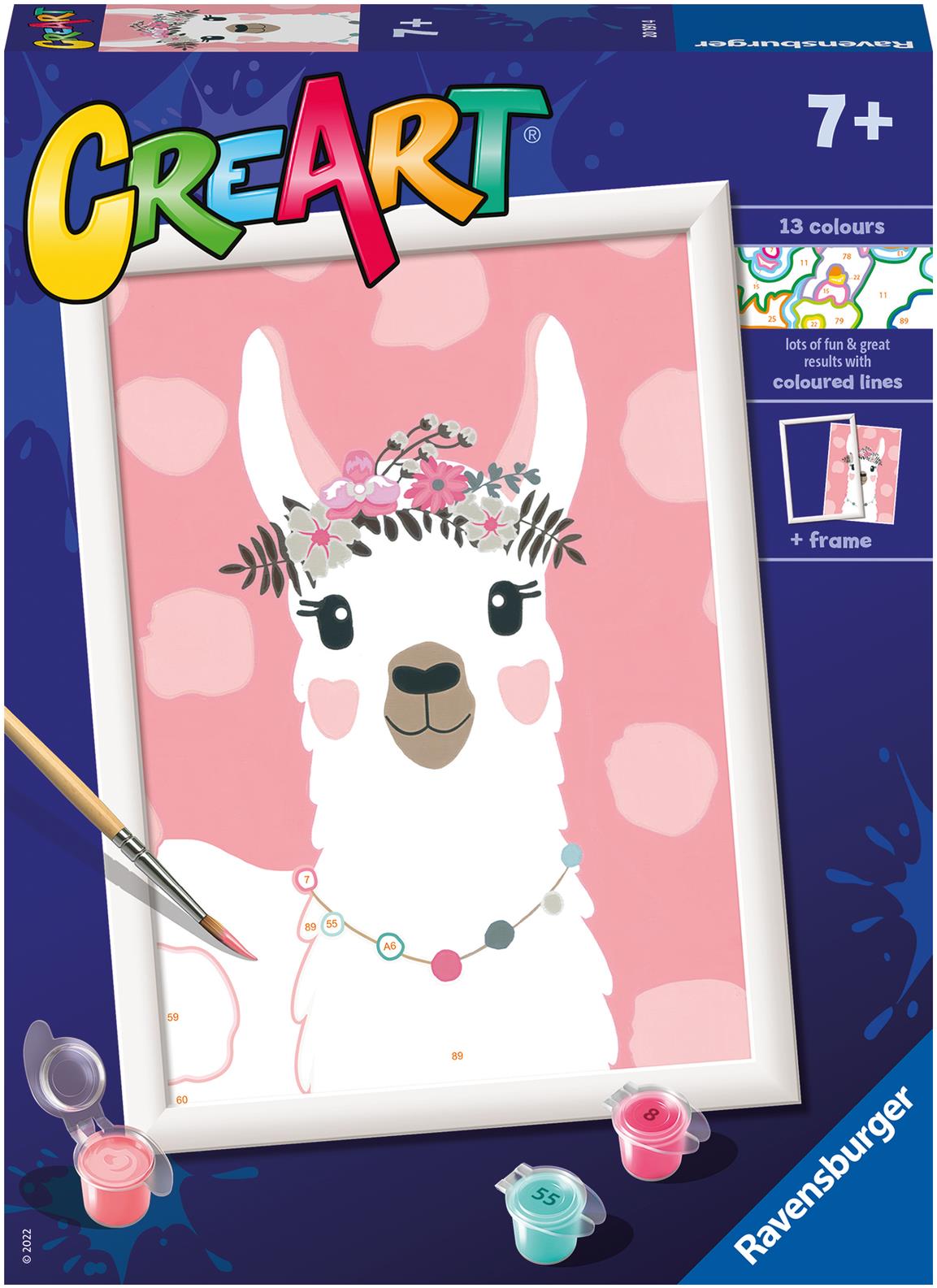 Ravensburger Kreatívne a výtvarné hračky 201914 CreArt Lama, žiadna dráma