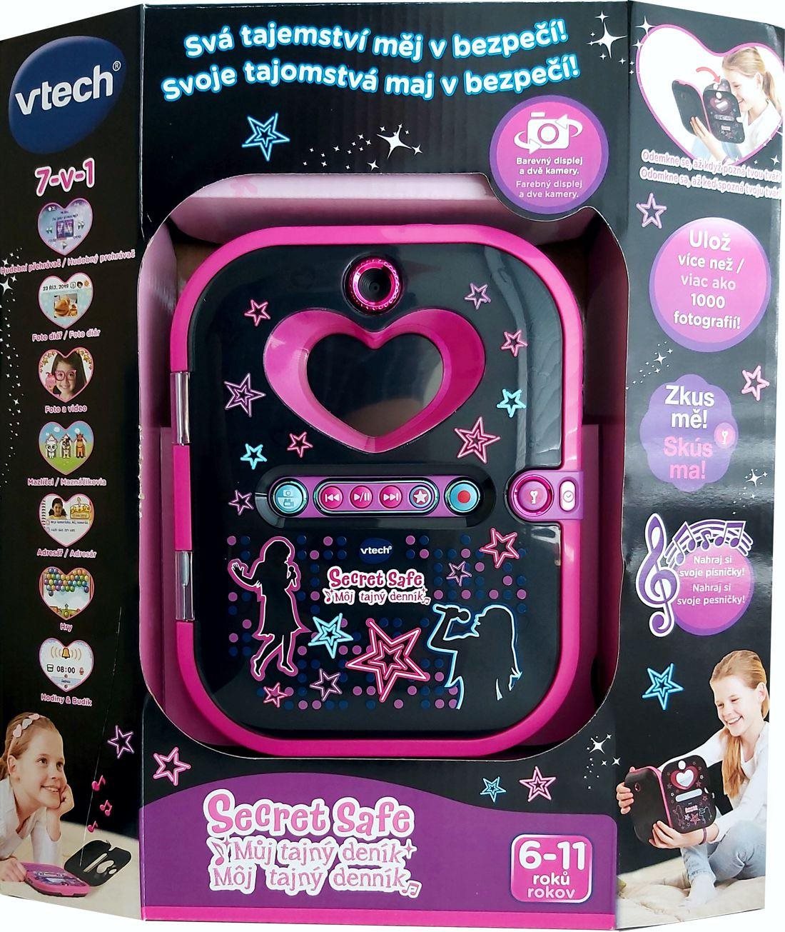 Vtech Kidi Secret Safe - Môj tajný denník - čierny (SK)