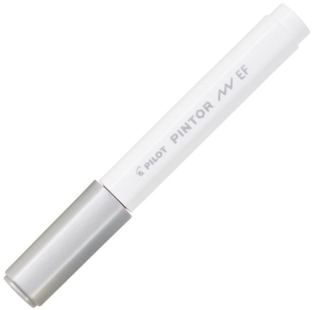 Akrylový popisovač Pilot Pintor, Extra Fine, strieborný