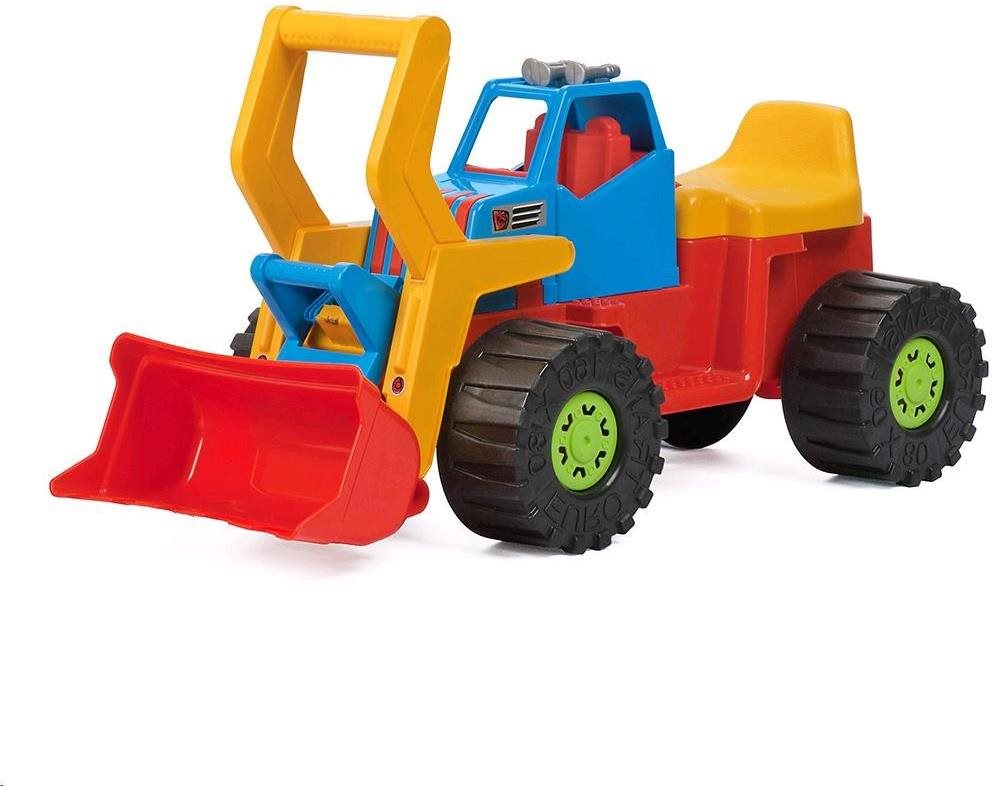 Detský Bager nakladač 74 cm – červené