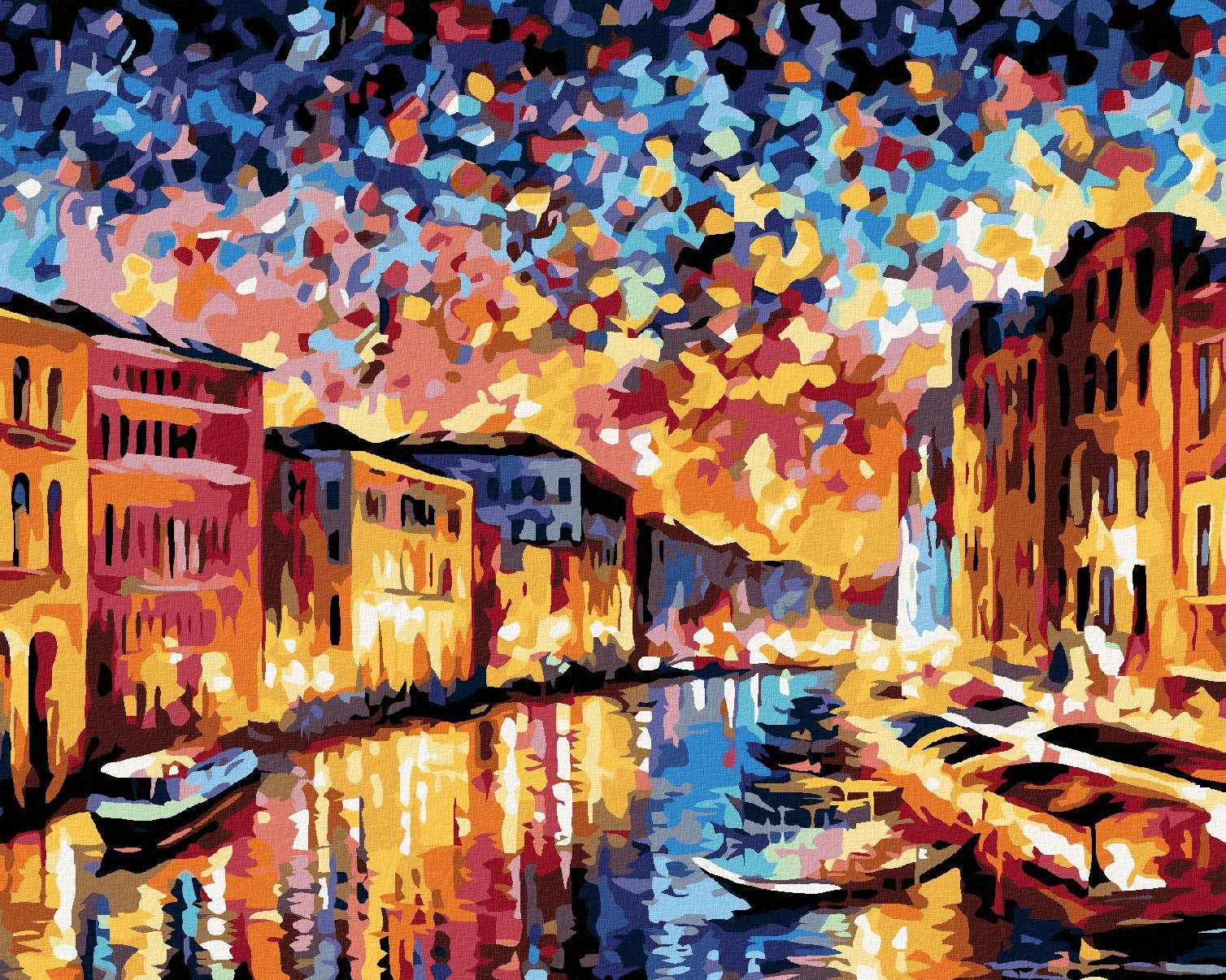 Diamondi – PLAVBA BENÁTKAMI, 40 × 50 cm, plátno napnuté na rám