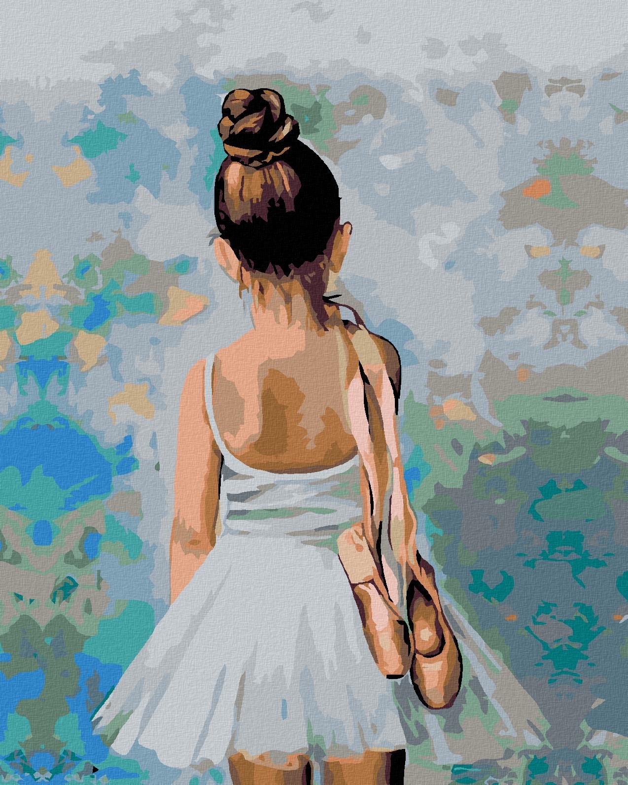 Diamondi – MALÁ BALETKA, 40 × 50 cm, napnuté plátno na ráme