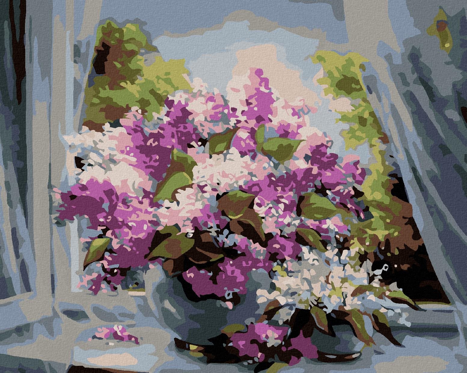 Diamondi – ORGOVÁNY VO VÁZE, 40 × 50 cm, bez rámu a bez napnutia plátna