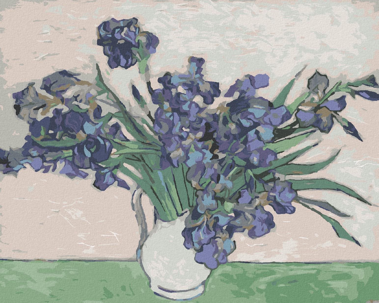Diamondi – KOSATCE (VAN GOGH), 40 × 50 cm, bez rámu a bez napnutého plátna