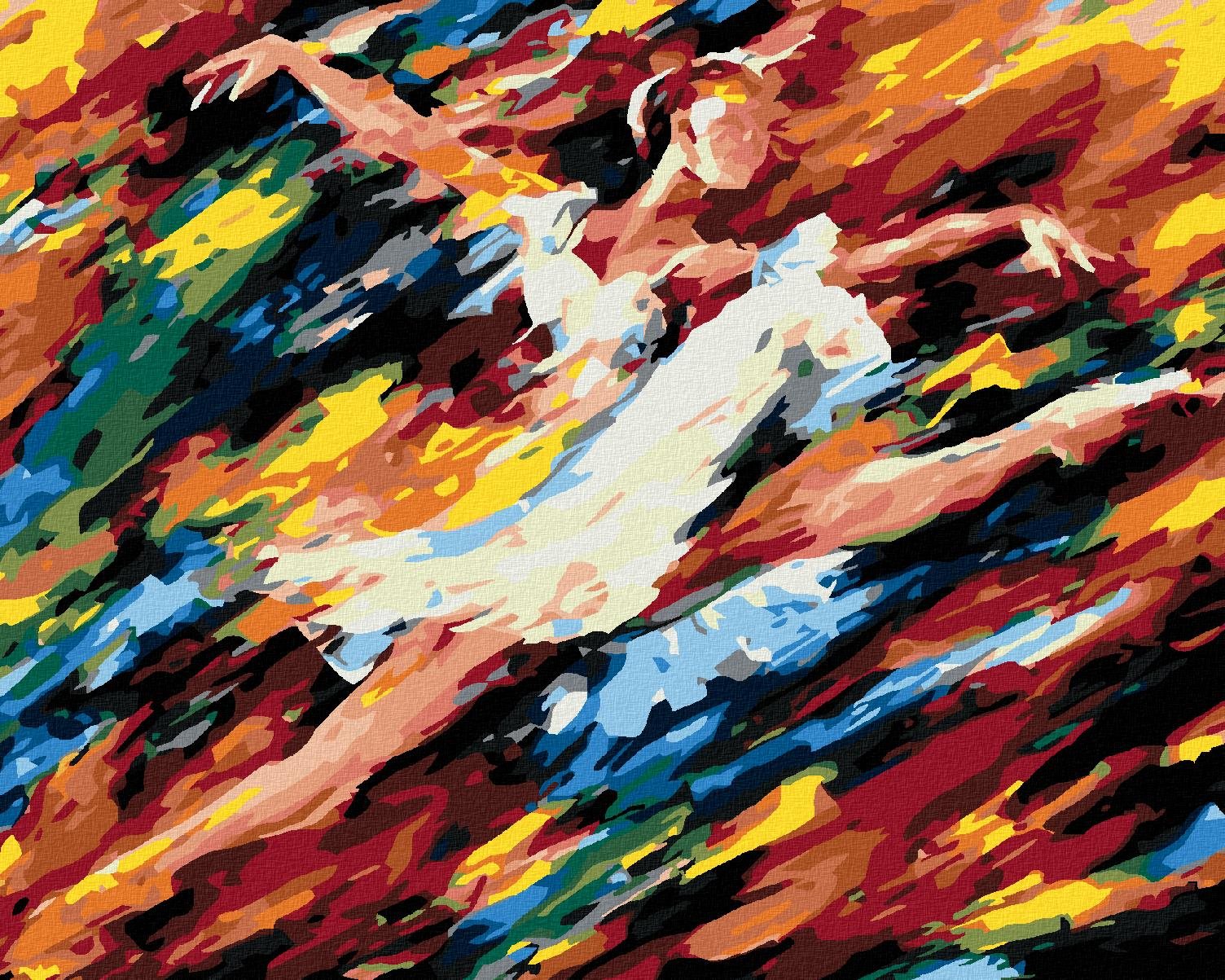 Diamondi – TANEČNICA, 40 × 50 cm, bez rámu a bez napnutia plátna