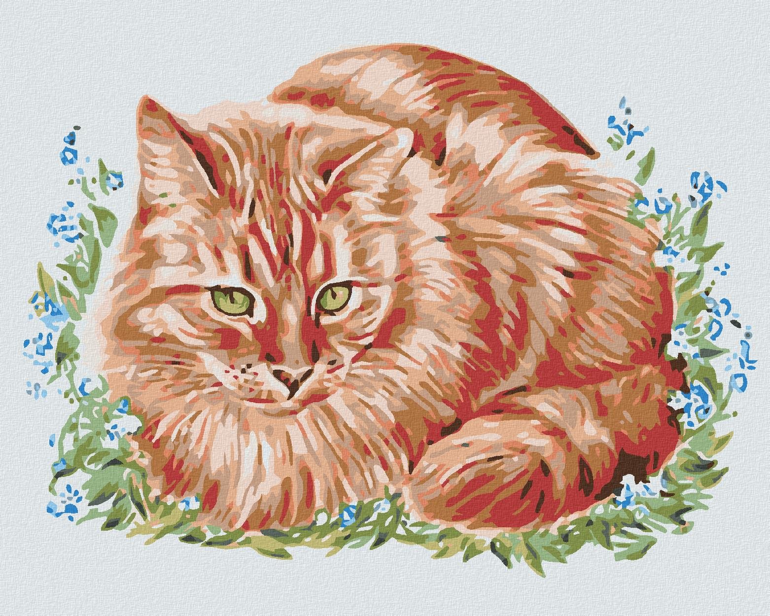 Diamondi – HRDZÁNIK V TRÁVE, 40 × 50 cm, bez rámu a bez napnutia plátna