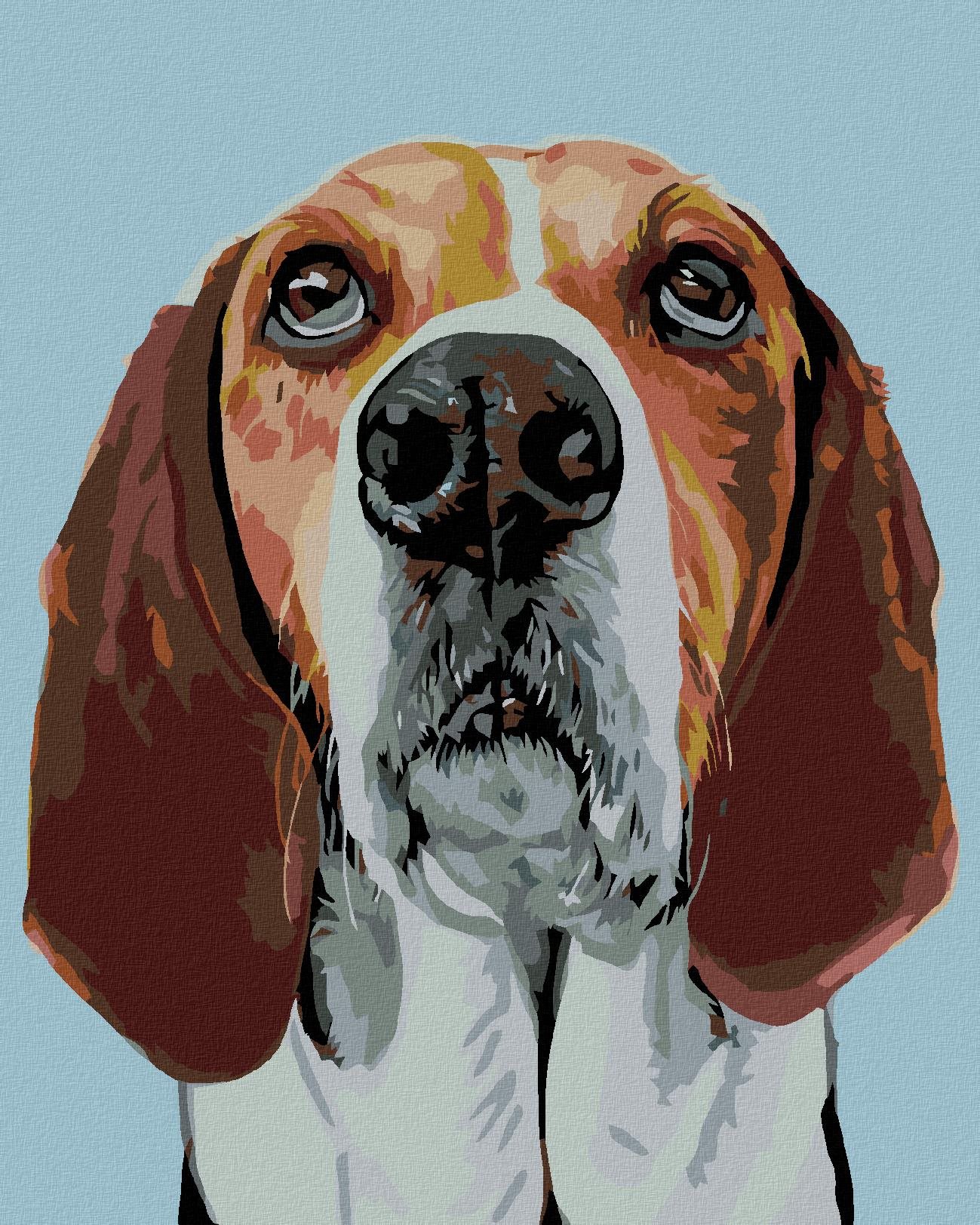 Diamondi – BÍGEL, 40 × 50 cm, napnuté plátno na rám
