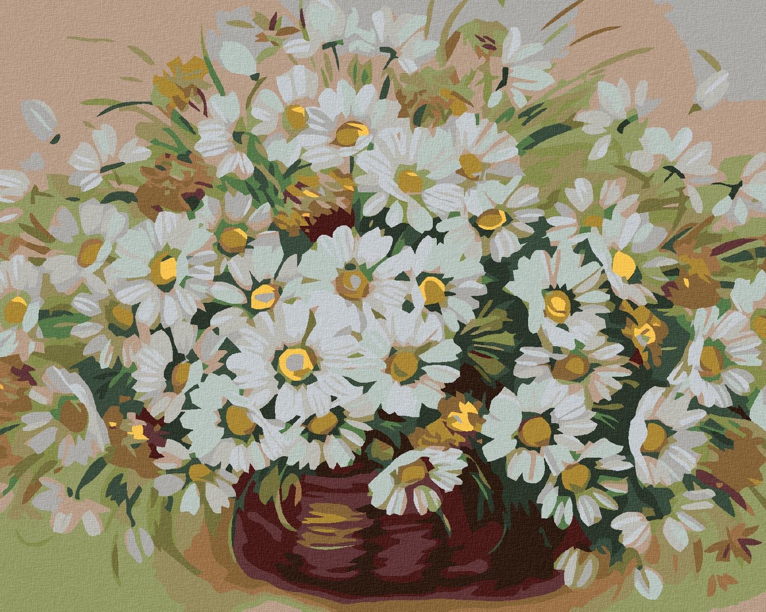 Diamondi – KYTICA MARGARÉT, 40 × 50 cm, bez rámu a bez napnutého plátna