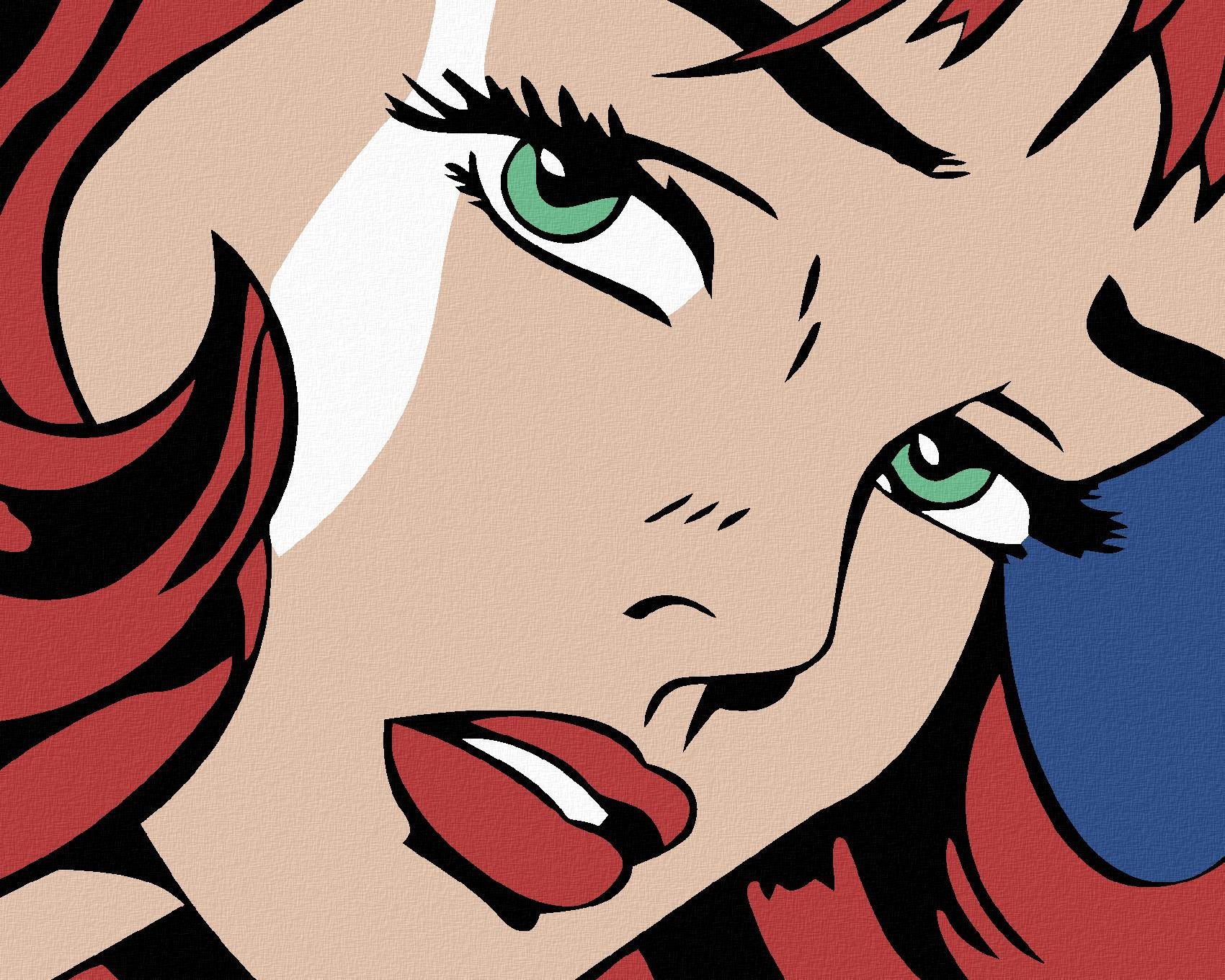 Diamondi – GIRL II, 40 × 50 cm, napnuté plátno na rám