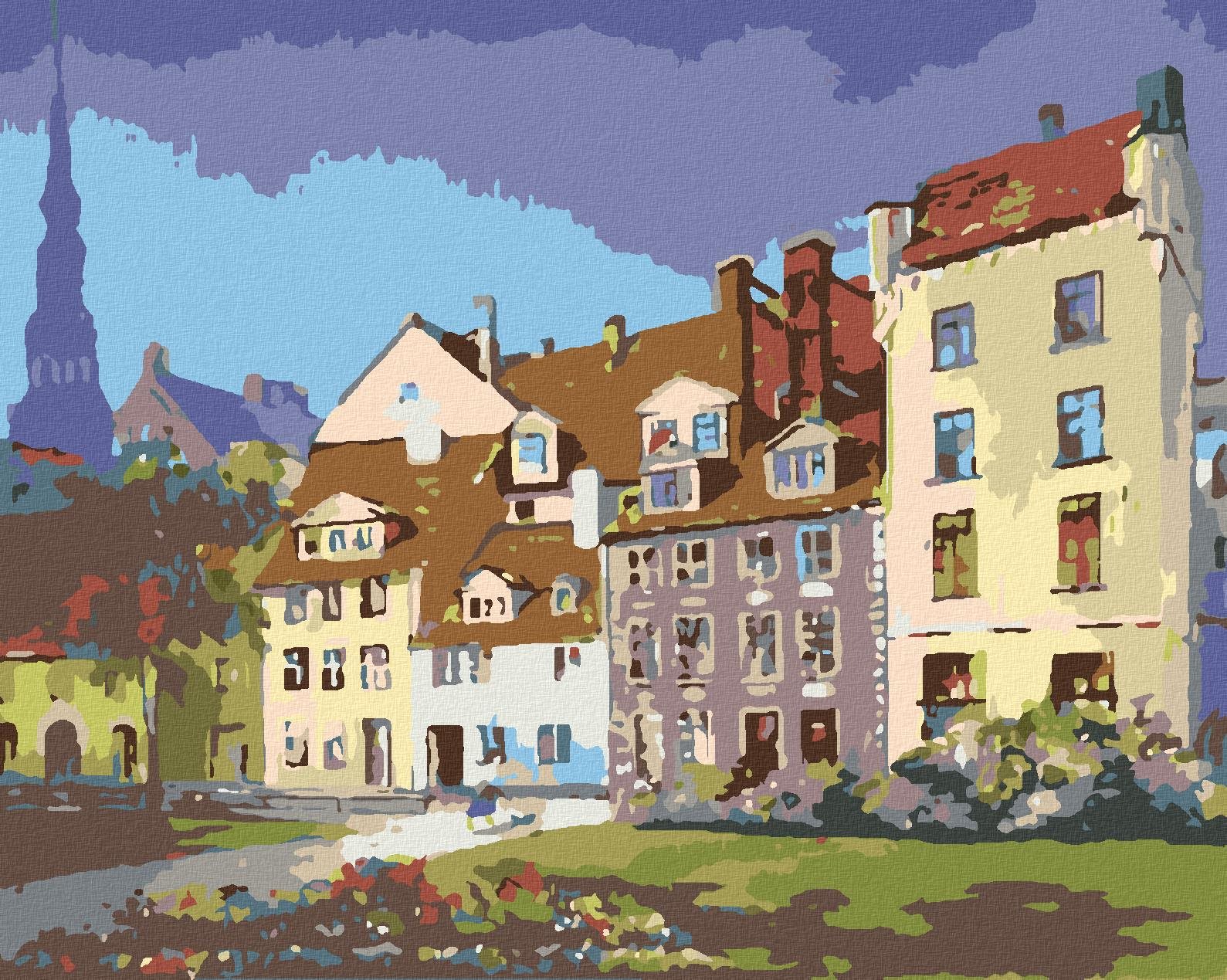 Diamondi – RADOVÉ DOMČEKY, 40 × 50 cm, bez rámu a bez napnutia plátna