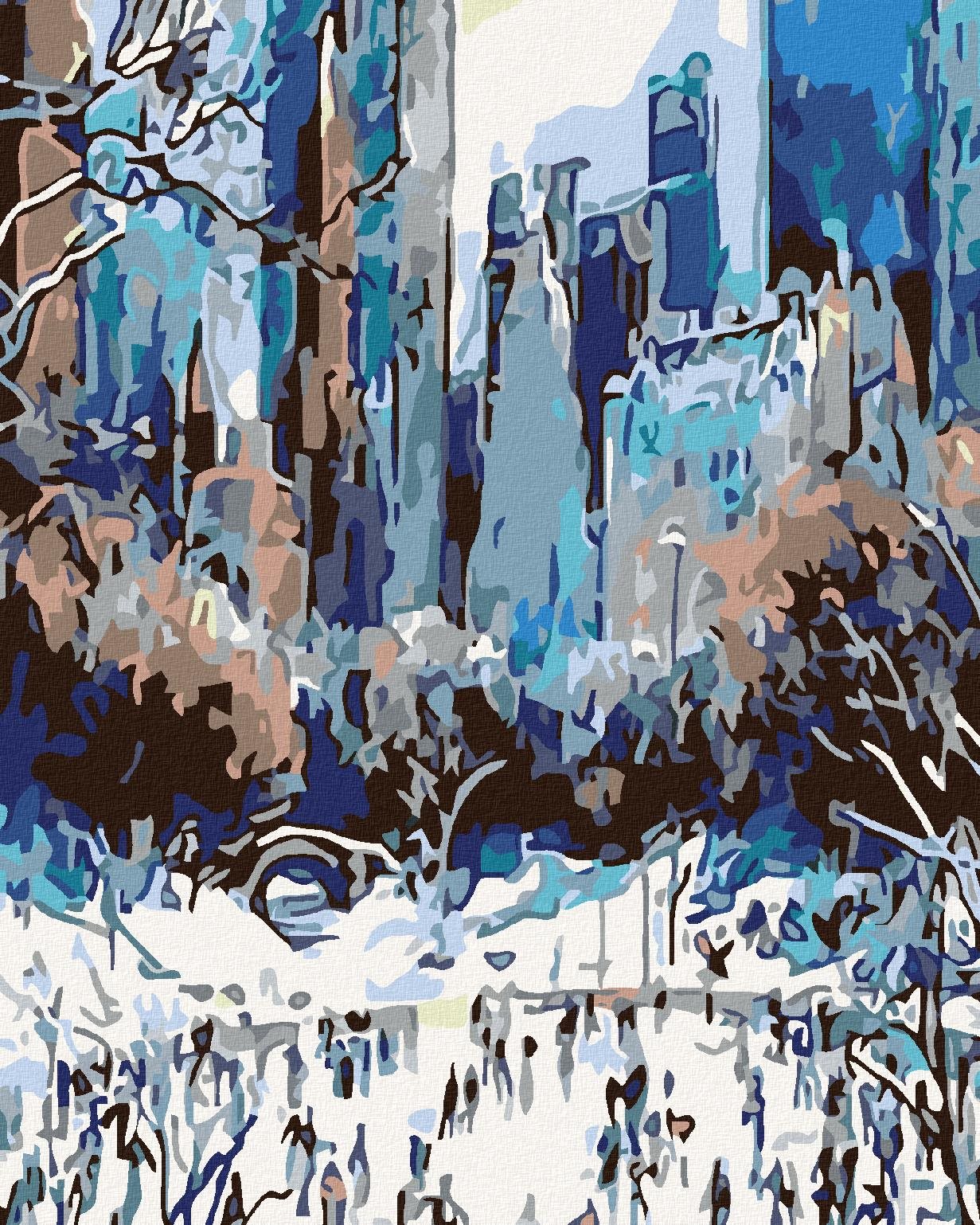 Diamondi – KORČUĽOVANIE V NEW YORKU, 40 × 50 cm, bez rámu a bez napnutia plátna
