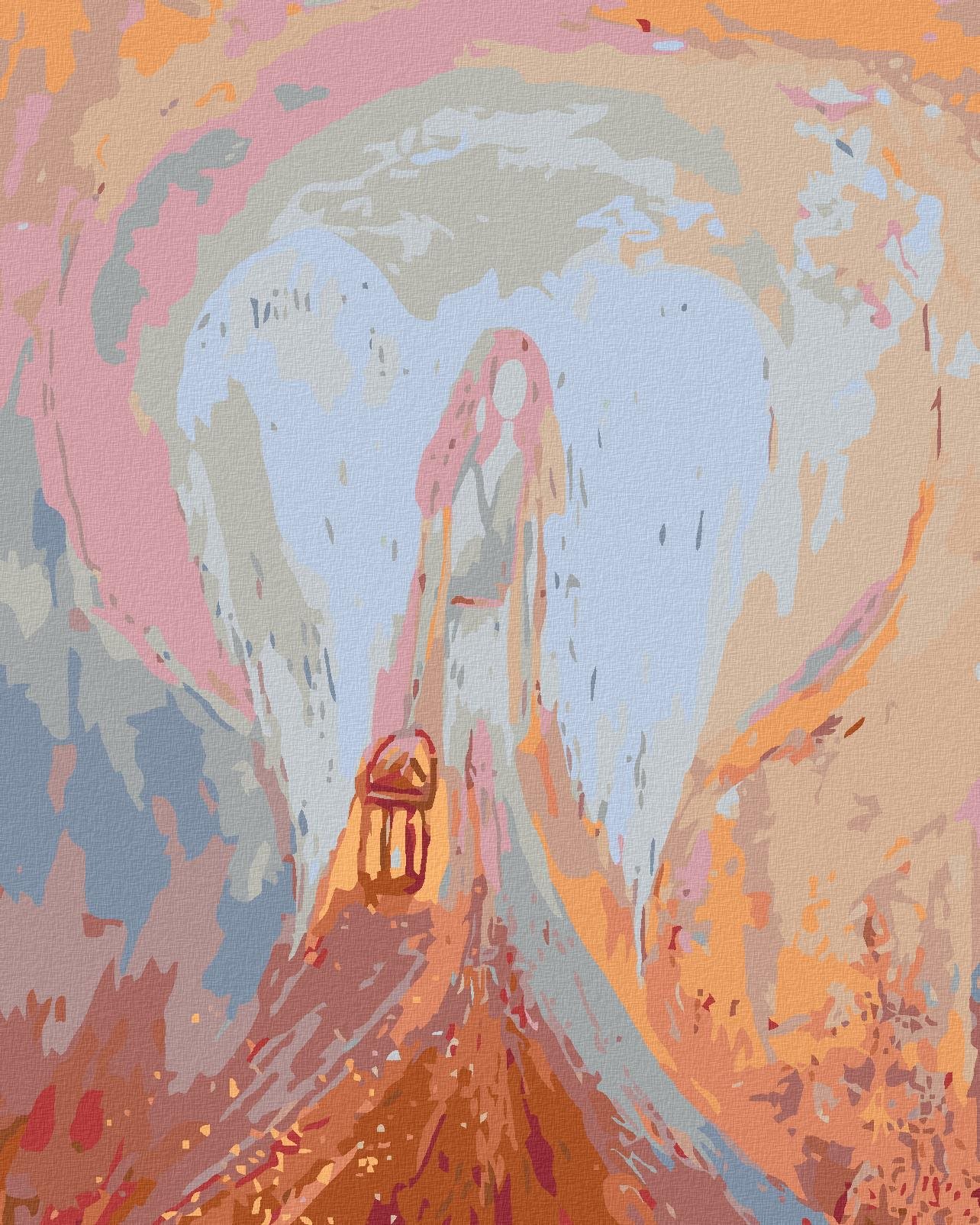 Diamondi – ANJELI OD LENKY – HOPE ANGEL, 40 × 50 cm, napnuté plátno na rám