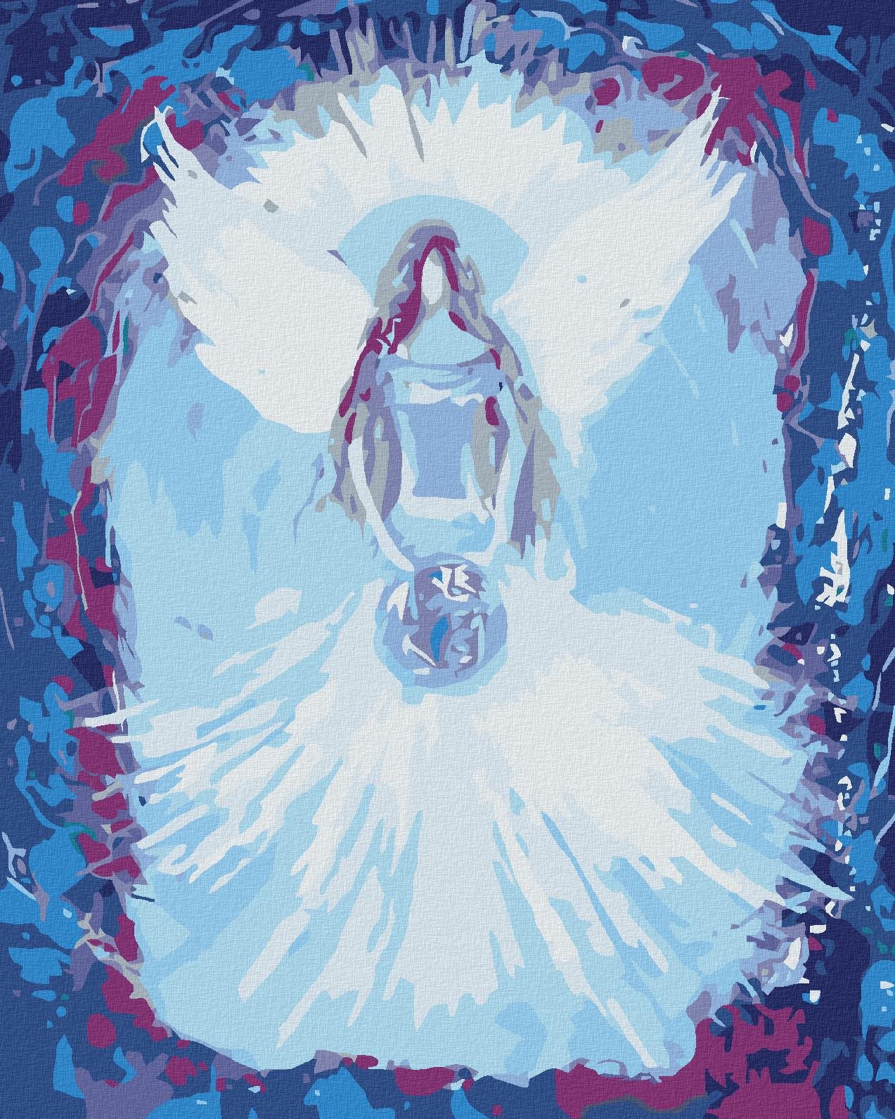 Diamondi – ANJELI OD LENKY – UNIVERSE ANGEL, 40 × 50 cm, napnuté plátno na rám