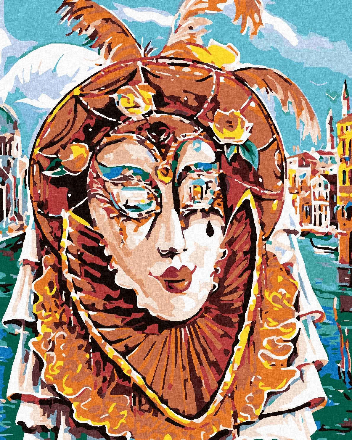 Diamondi – Diamantové maľovanie – KARNEVAL V RIU, 40 × 50 cm, bez rámu a bez vypnutia plátna