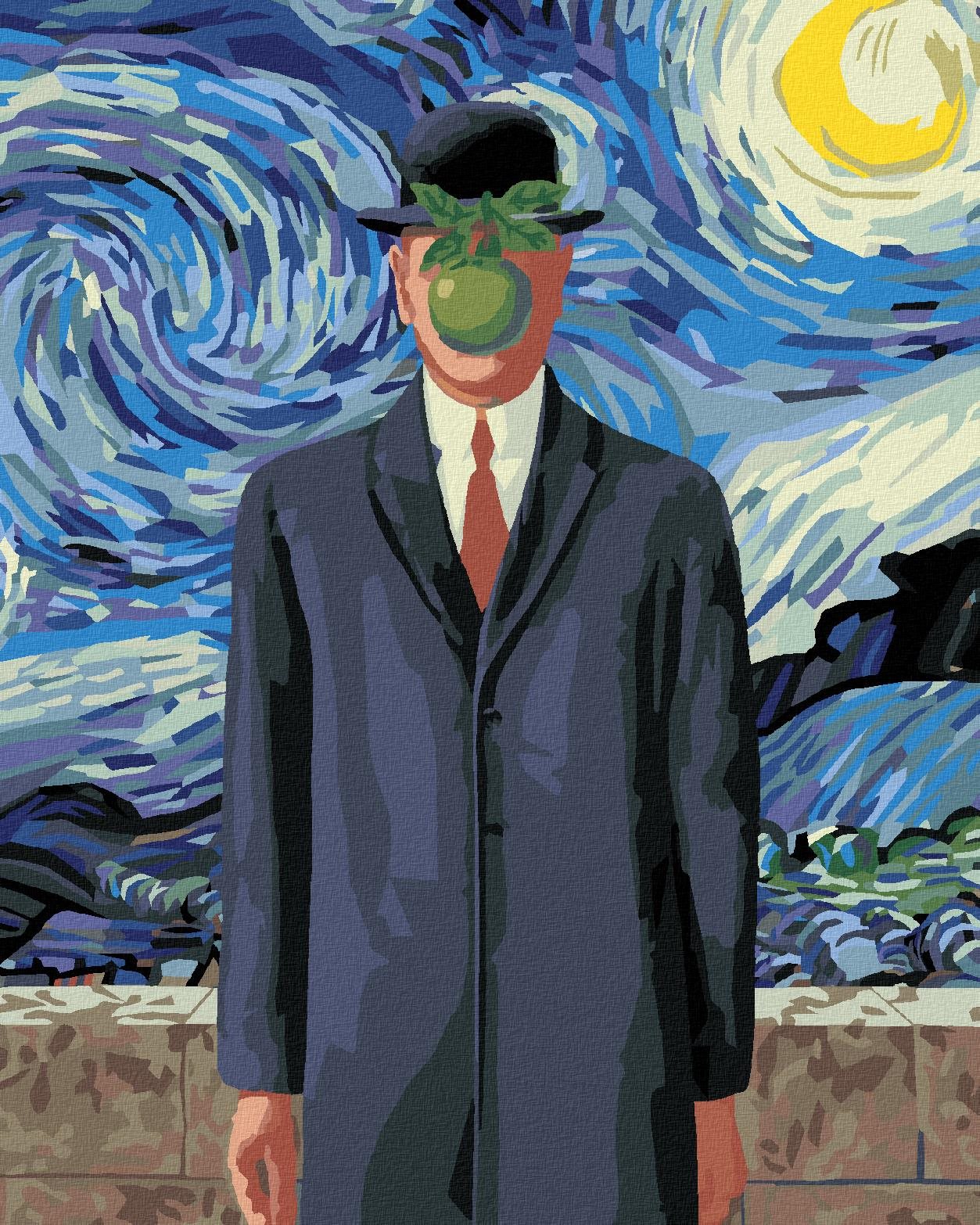 Diamondi – Diamantové maľovanie – SYN ČLOVEKA INŠPIRÁCIA VAN GOGHOM, 40 × 50 cm, bez rámu a bez vypnutia plátna