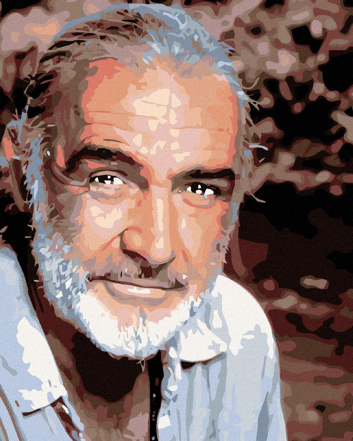 Diamondi – Diamantové maľovanie – SEAN CONNERY, 40 × 50 cm, bez rámu a bez vypnutia plátna