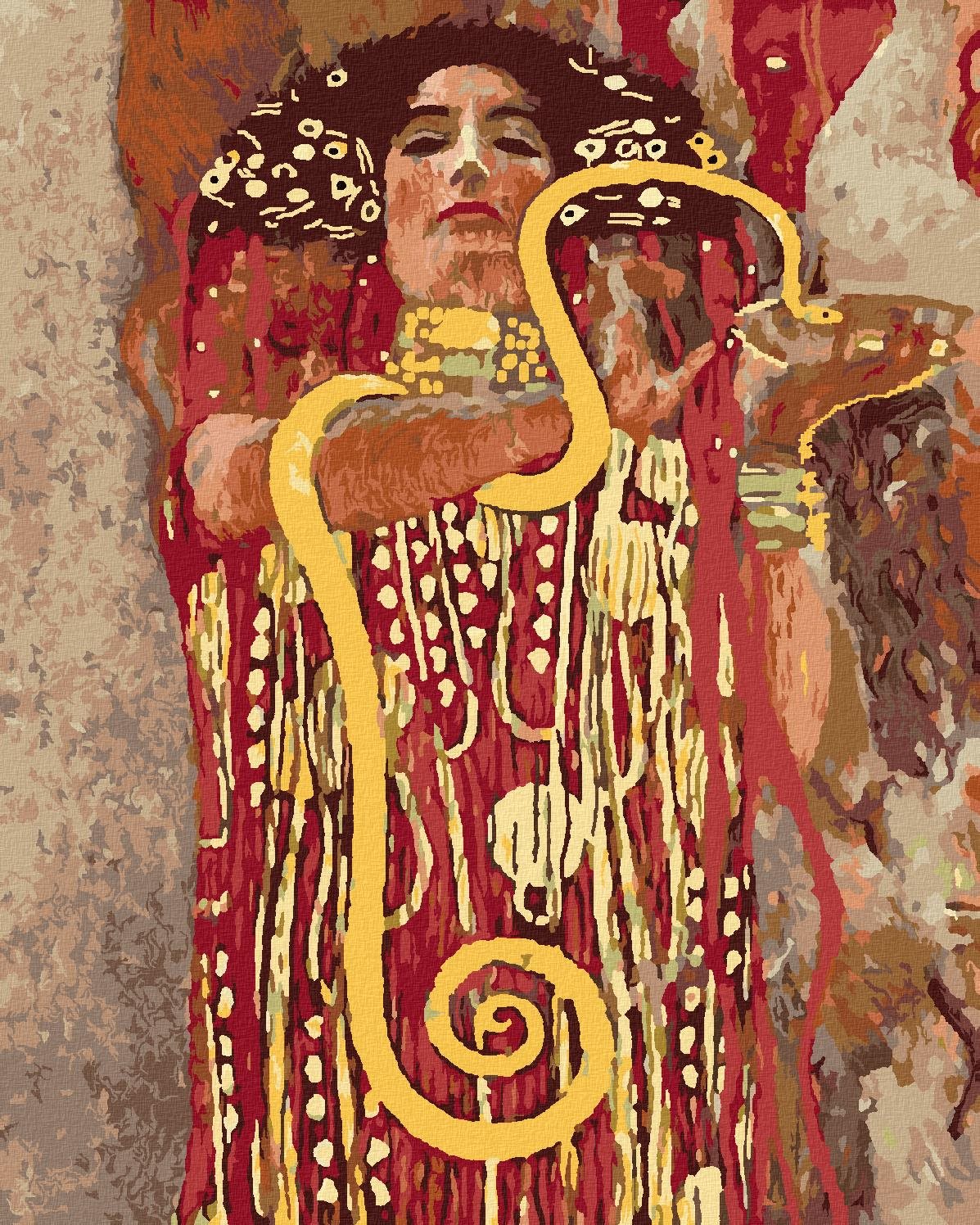 Diamondi – Diamantové maľovanie – HYGEIA (G. KLIMT), 40 × 50 cm, vypnuté plátno na rám