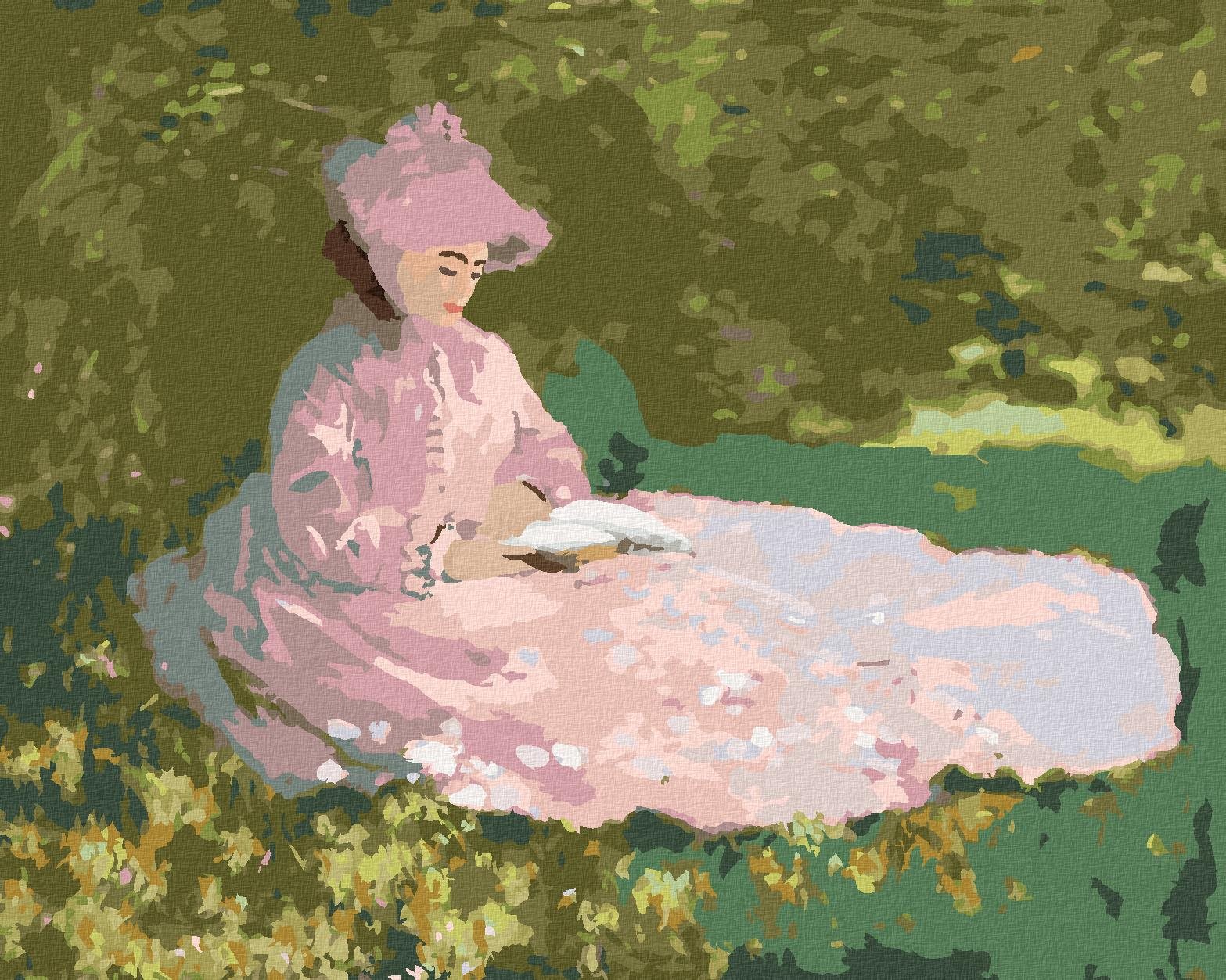 Diamondi – Diamantové maľovanie – JAR (CLAUDE MONET), 40 × 50 cm, bez rámu a bez vypnutia plátna