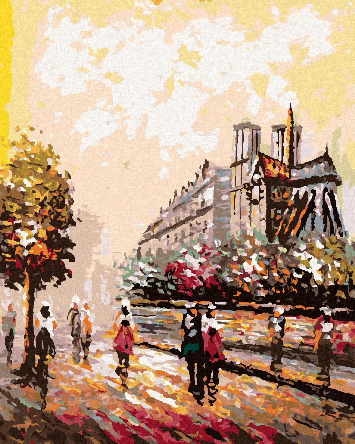 Diamondi – Diamantové maľovanie – PREKRÁSNY PARÍŽ, 40 × 50 cm, bez rámu a bez vypnutia plátna