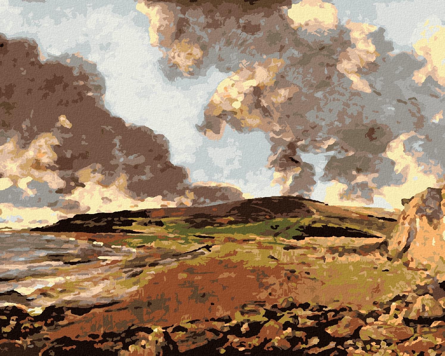 Diamondi – WEYMOUTH BAY (JOHN CONSTABLE), 40 × 50 cm, napnuté plátno na rám