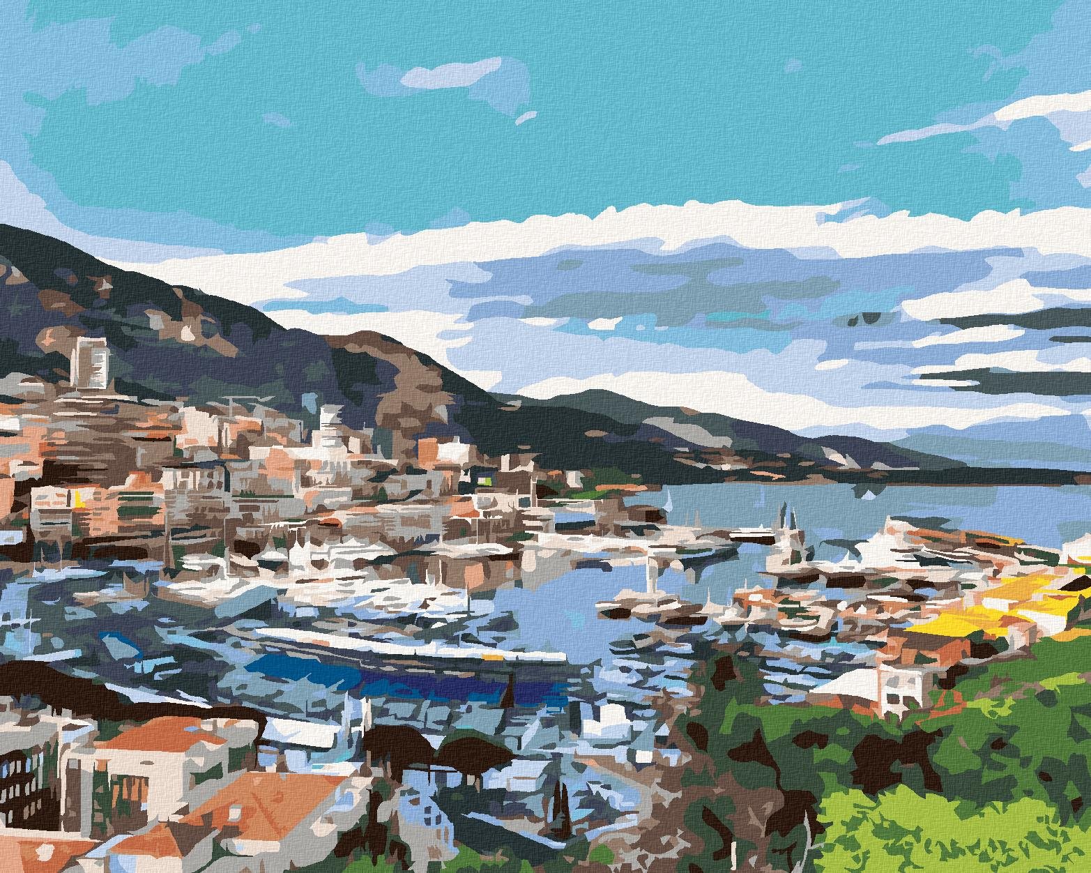 Diamondi – PRÍSTAV HERKULES, 40 × 50 cm, napnuté plátno na rám