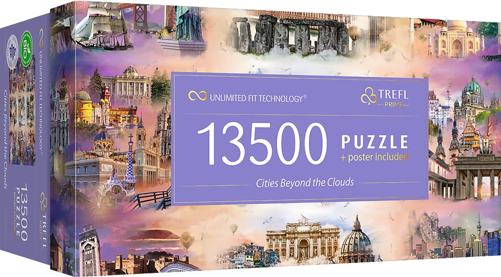 TREFL puzzle UFT Mestá za oblakmi 13 500 dielikov
