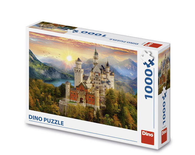 DINO Puzzle Maľovaný Neuswanstein 1000 dielikov