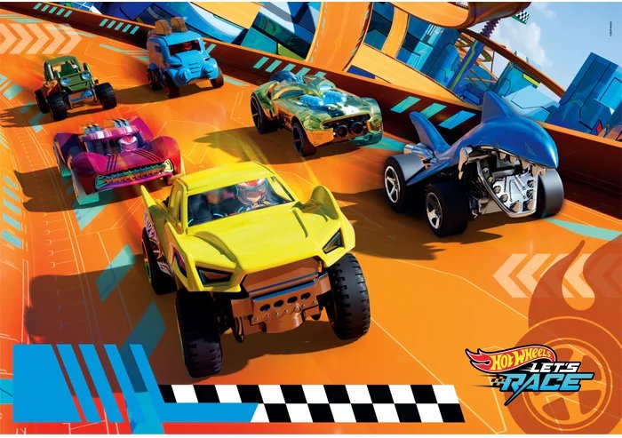 CLEMENTONI Puzzle Hot Wheels MAXI 104 dielikov