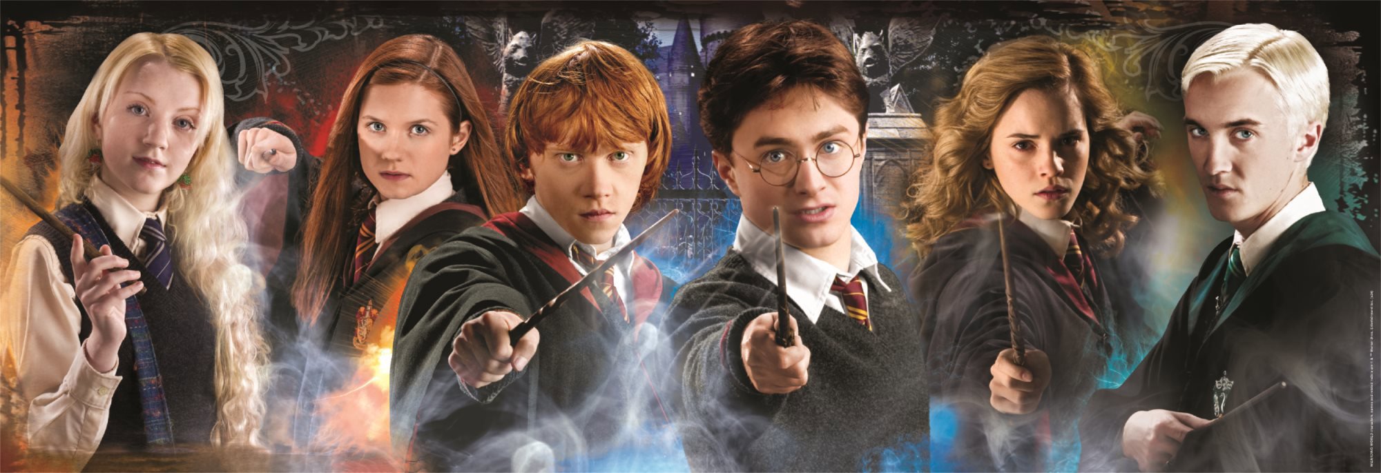 CLEMENTONI Panoramatické puzzle Harry Potter 1000 dielikov