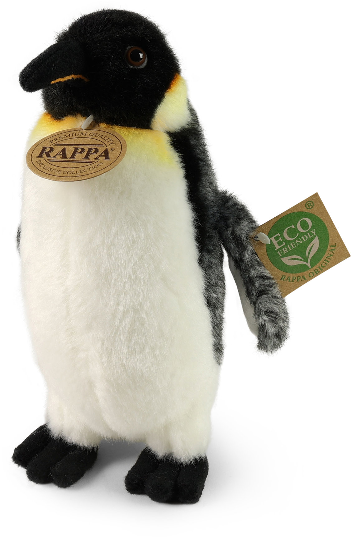RAPPA Plyšový tučniak stojací 20 cm, Eco-Friendly