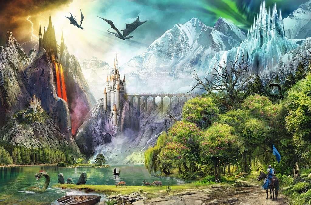 RAVENSBURGER Puzzle Vláda drakov 3000 dielikov